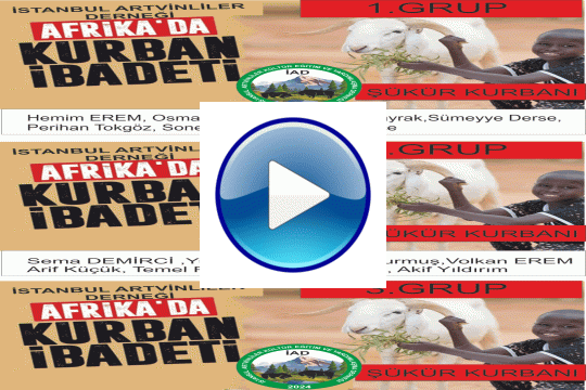 SADAKA NİYETİYLE AFRİKAYA 3 ADET KURBANLIK GÖNDERDİR. 